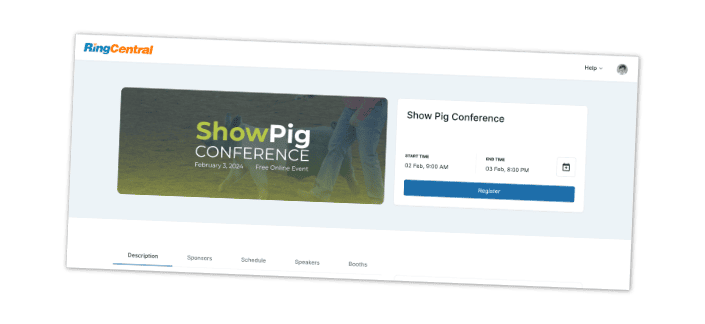 Show Pig Conference screenshot