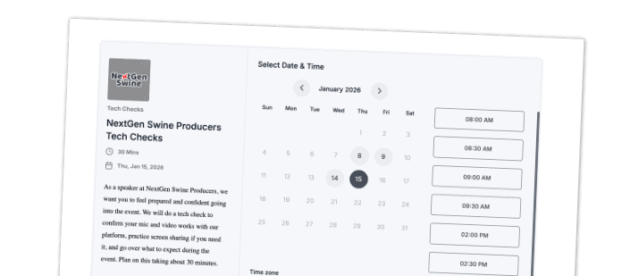 NextGen Swine Tech Check Mockup